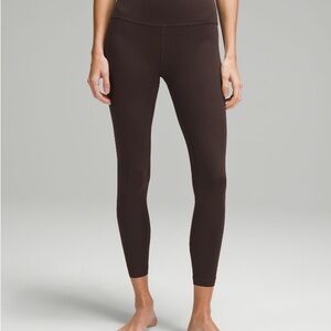 NWOT Lululemon Align High-Rise Pant 25” in Espresso sz 10